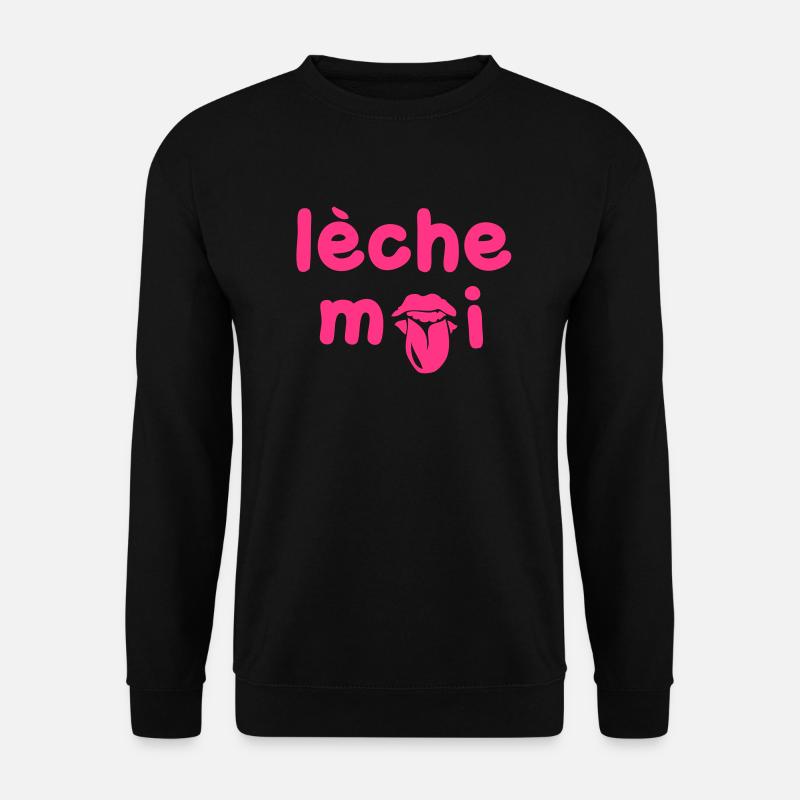 leche oder Sie wollen mich - Unisex Pullover - Schwarz