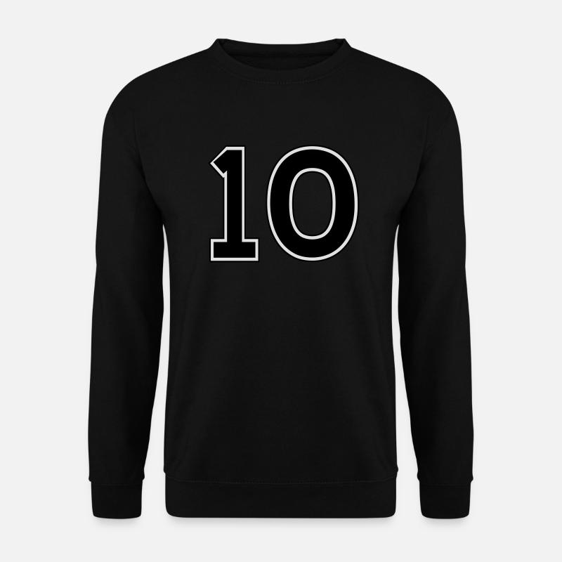 No. 10 - Unisex Sweatshirt - black