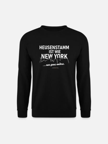 Heusenstamm ist wie New York - Unisex Pullover - Schwarz