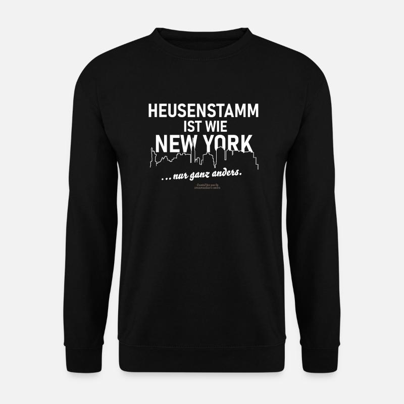 Heusenstamm ist wie New York - Unisex Pullover - Schwarz
