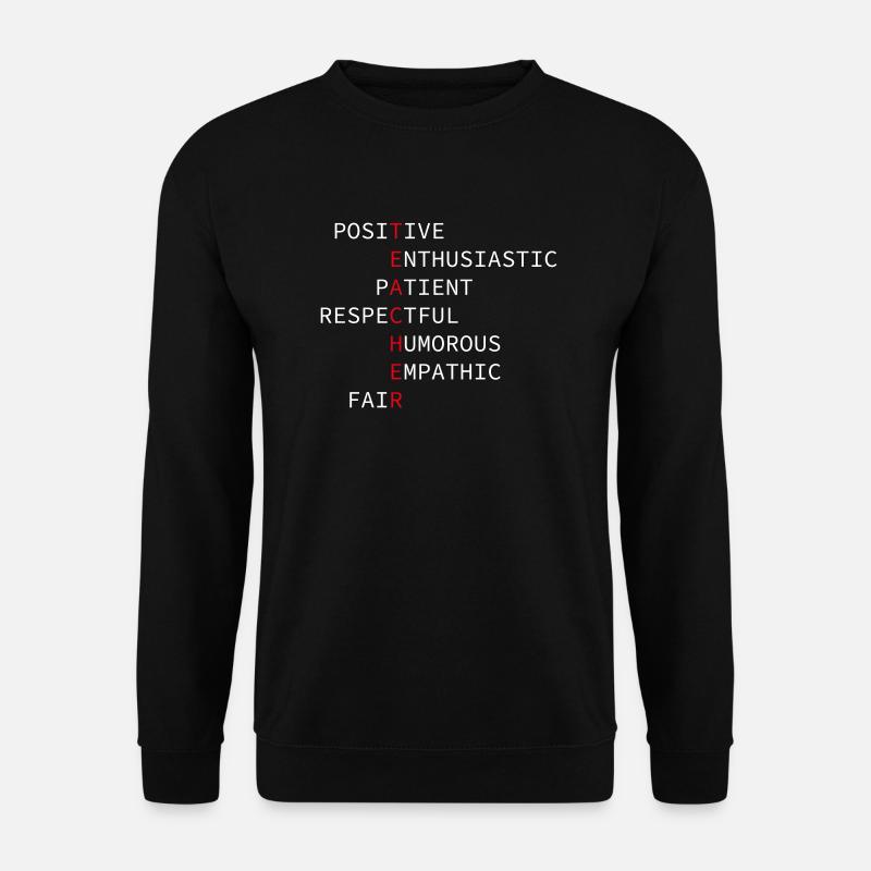 Lehrer - Unisex Pullover - Schwarz