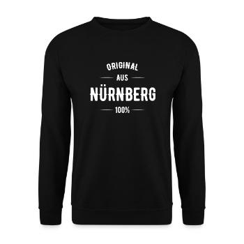 Nürnberg - Unisex Pullover - Schwarz - Vorne - Alina (178cm) & Michal (187cm)
