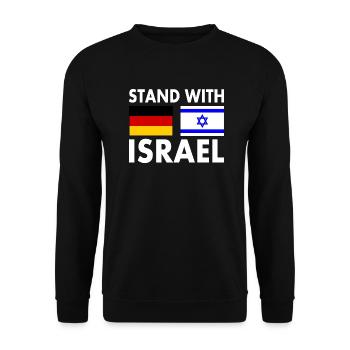 Israel - Unisex Pullover - Schwarz - Vorne - Alina (178cm) & Michal (187cm)