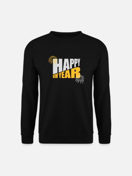 Citation Bonne année - Sweat-shirt Unisexe - noir