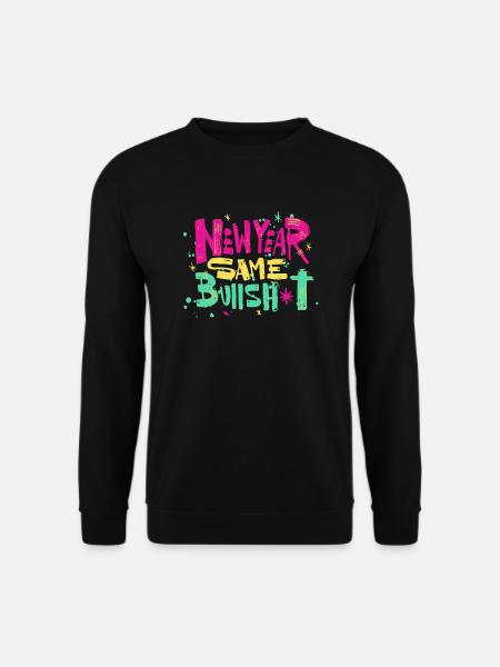 Nouvelle année même connerie Bonne année 2023 - Sweat-shirt Unisexe - noir