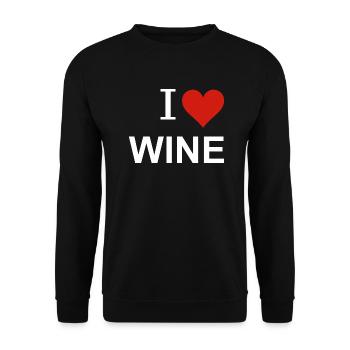 Bier Wein Whiskey Schnaps Alkohol - Unisex Pullover - Schwarz - Vorne - Alina (178cm) & Michal (187cm)