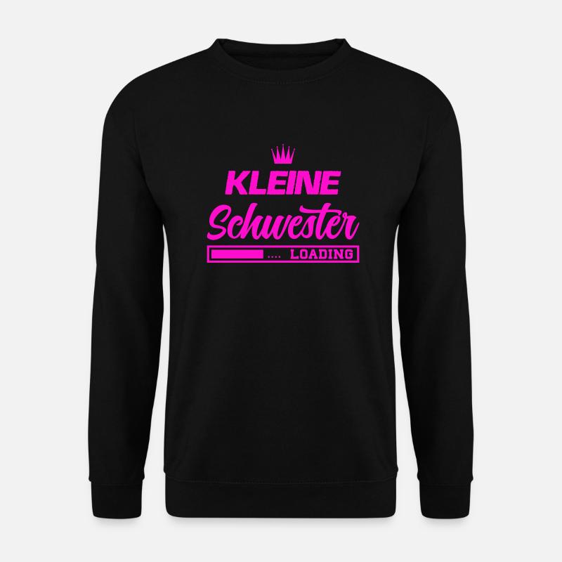 schwester loading - Unisex Pullover - Schwarz