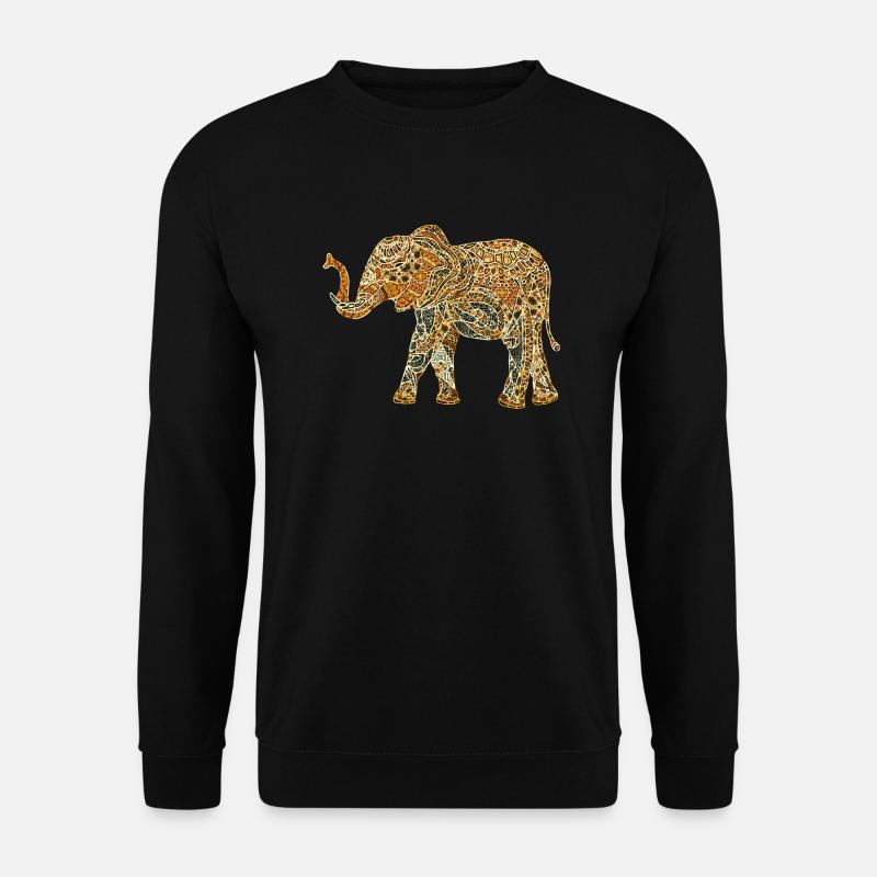 Elephant - Unisex Sweatshirt - black