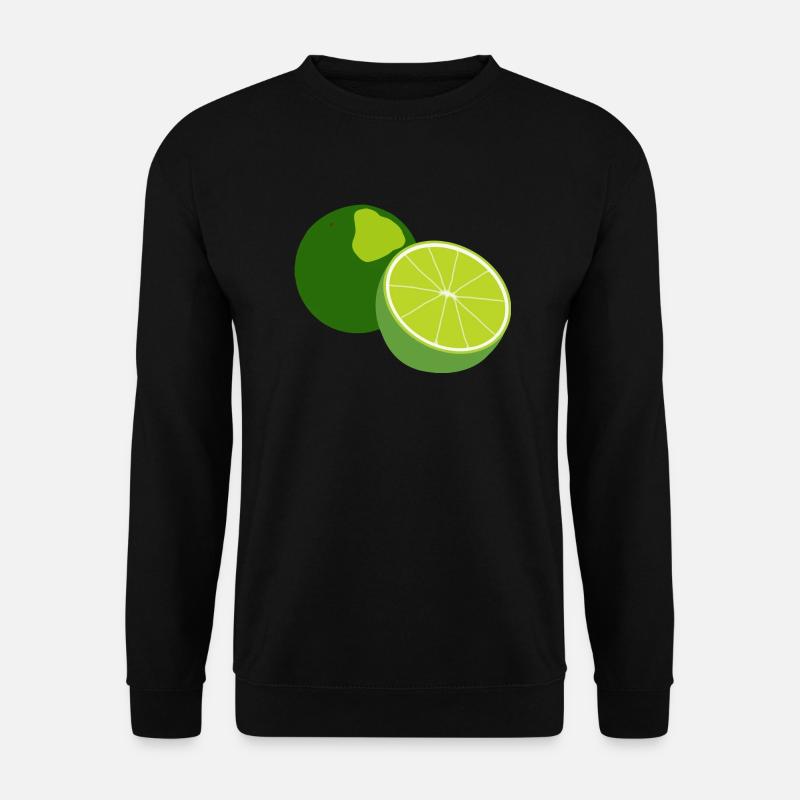 Limette - Unisex Pullover - Schwarz