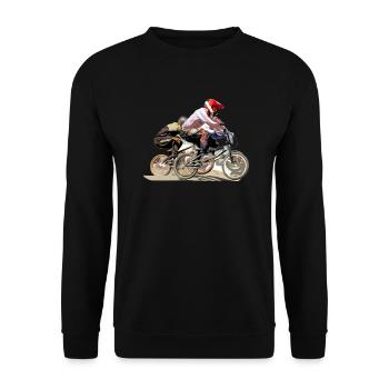 BMX - Unisex Pullover - Schwarz - Vorne - Alina (178cm) & Michal (187cm)