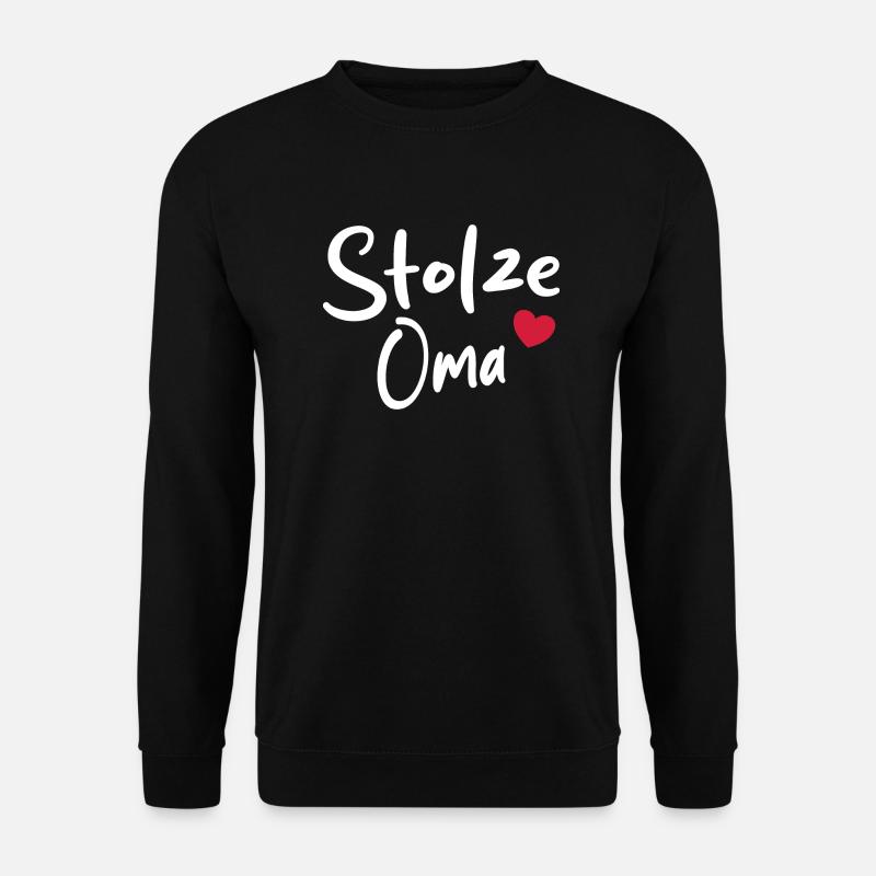 Stolze Oma - Unisex Pullover - Schwarz