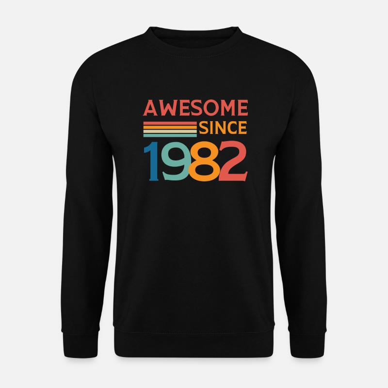 Awesome since 1982 - Unisex Sweatshirt - black