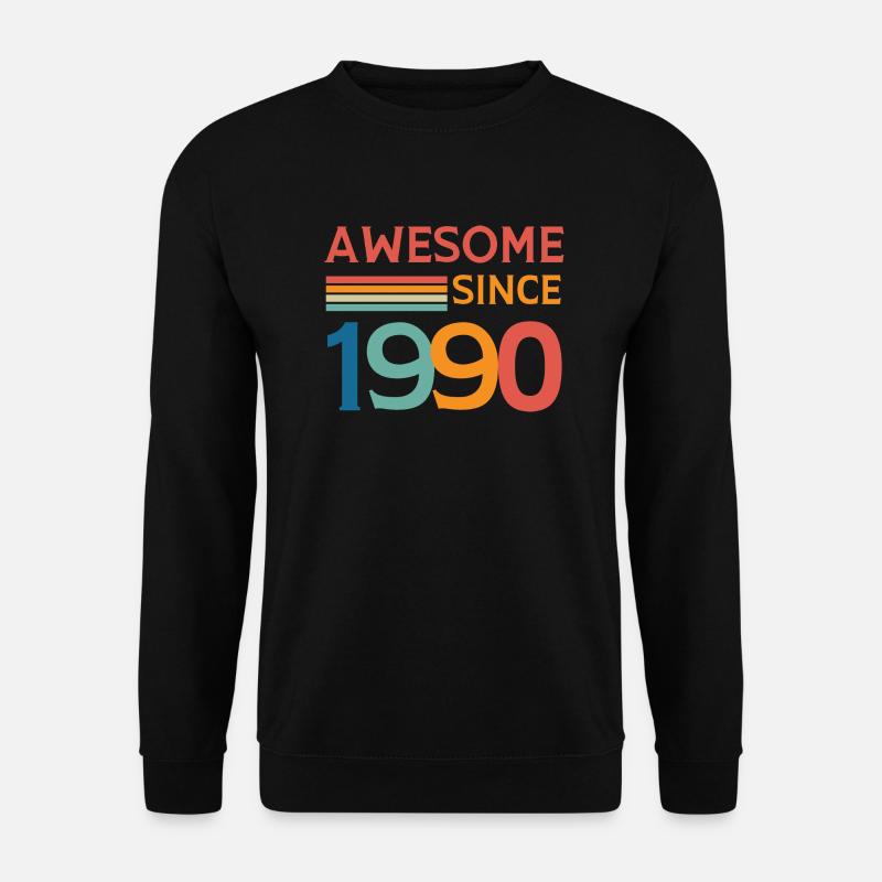 Awesome since 1990 - Unisex Sweatshirt - black