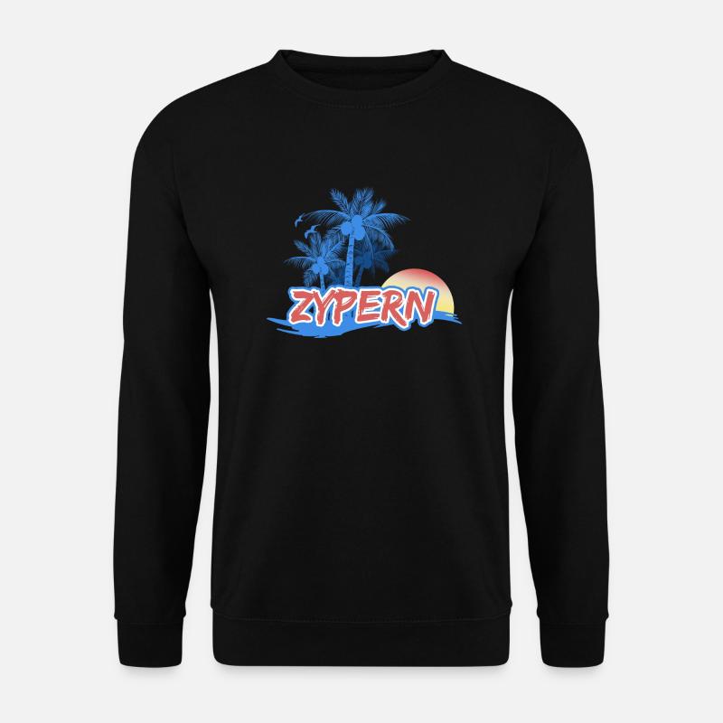 Strand Zypern - Unisex Pullover - Schwarz
