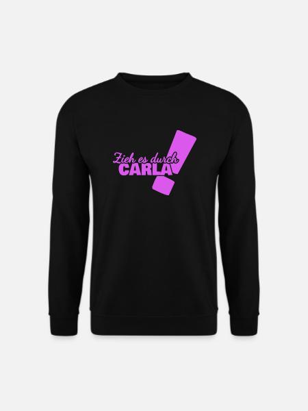Vorname Carla - Unisex Pullover - Schwarz