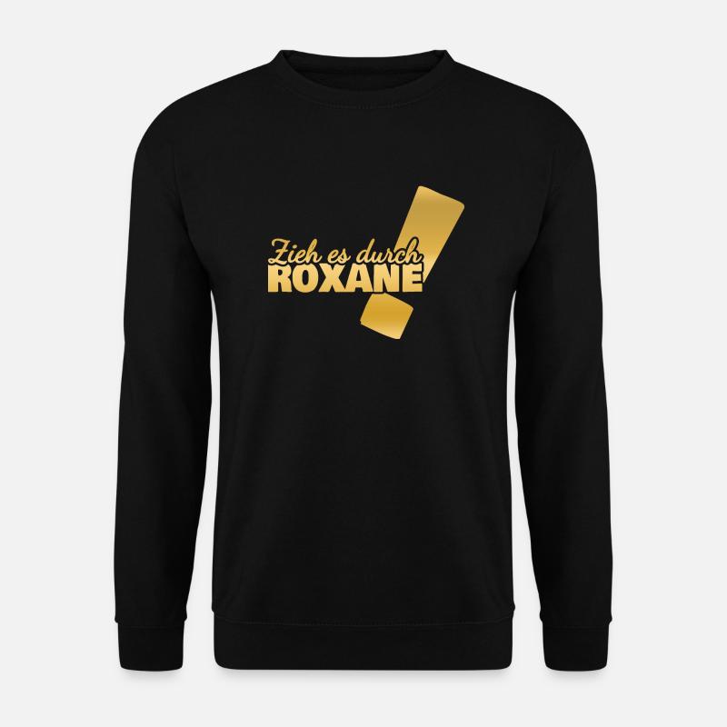 First name Roxane - Unisex Sweatshirt - black