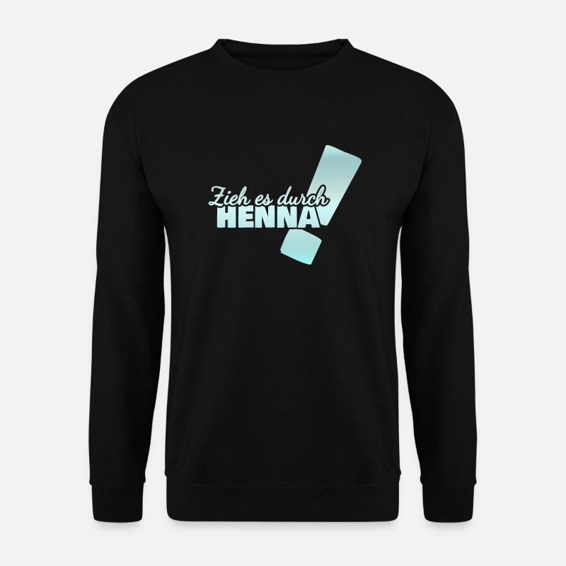 Henna - Unisex Sweatshirt - black