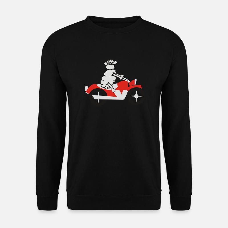 sheep_motorrad_2 - Unisex Sweatshirt - black