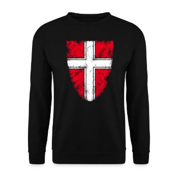Wien - Unisex Pullover - Schwarz - Vorne - Alina (178cm) & Michal (187cm)
