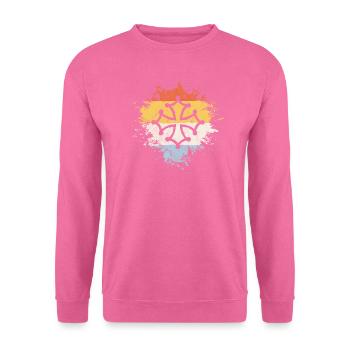 Occitania, Croix Occitanie, Cadeau Sud - Unisex Sweatshirt - pink - Front