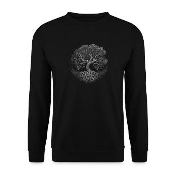 Black Coven - Shadow Tree - Unisex Sweatshirt - black - Front - Alina (178cm) & Michal (187cm)