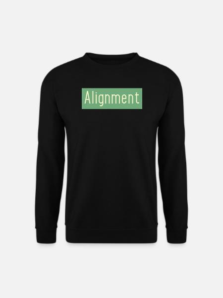 Alignment - Unisex Sweatshirt - black