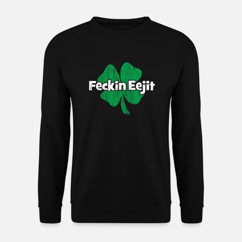Irish Fecking Eejit - Unisex Sweatshirt - black