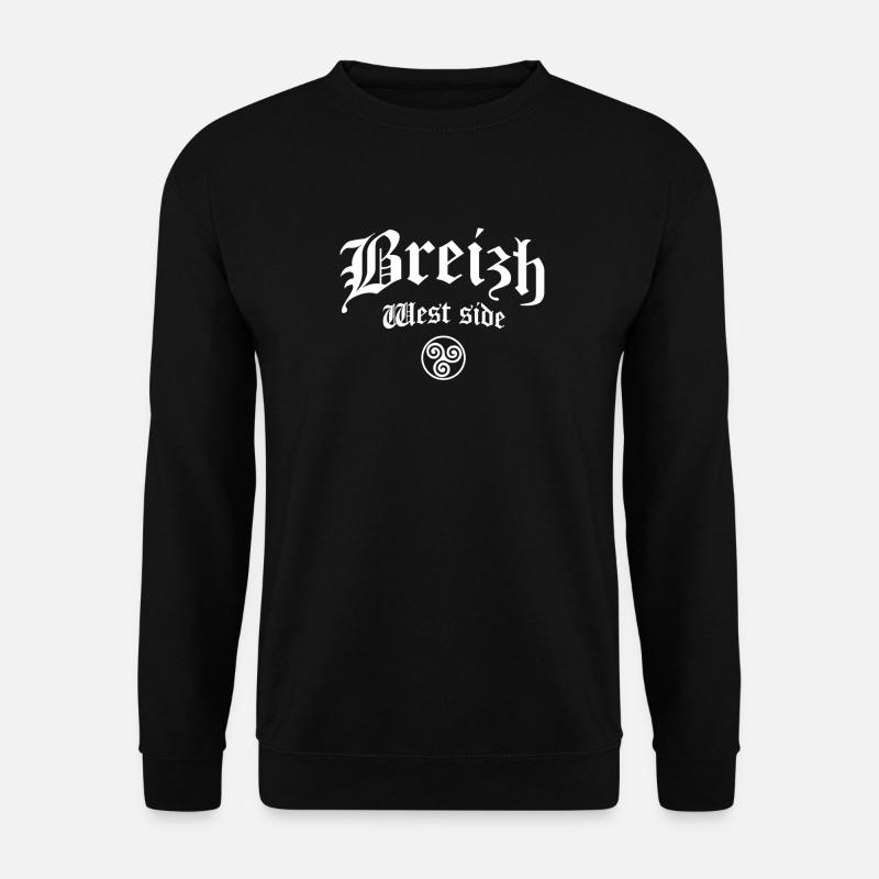 BRITAIN BREIZH WEST COAST - Unisex Pullover - Schwarz