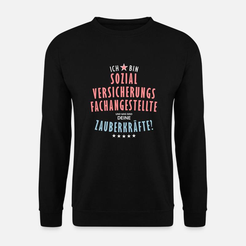 Sozialversicherungsfachangestellte Beruf - Geschen - Unisex Pullover - Schwarz
