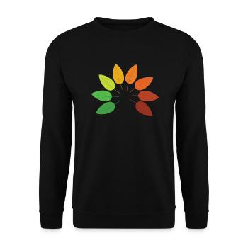 L'automne! - Sweat-shirt Unisexe - noir - Devant - Alina (178cm) & Michal (187cm)