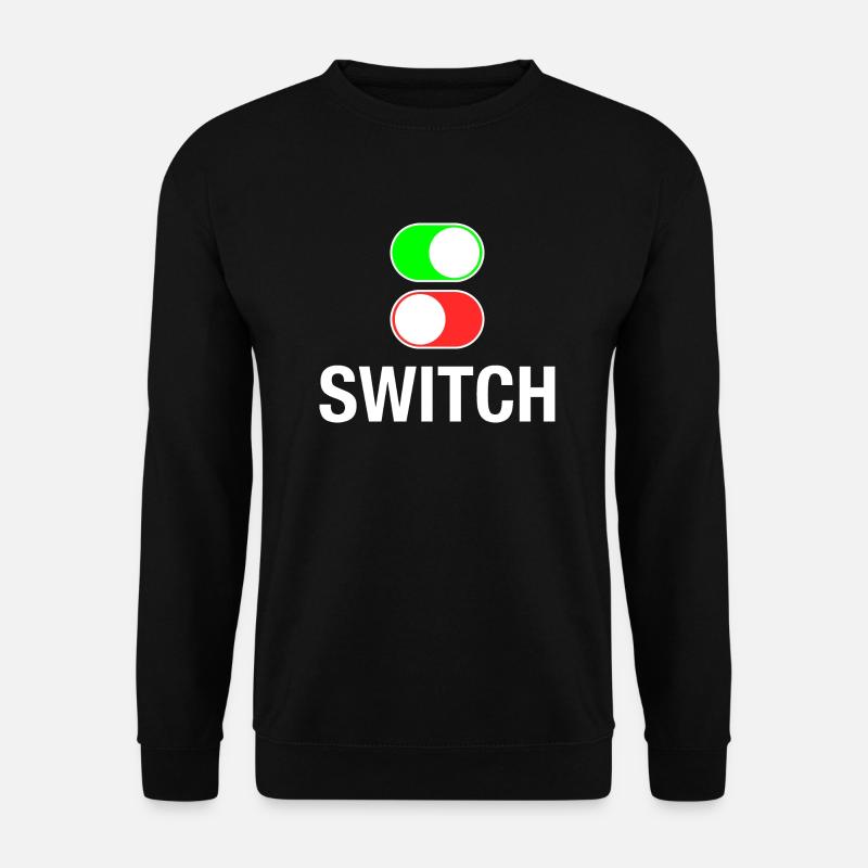 Schalter - Unisex Pullover - Schwarz