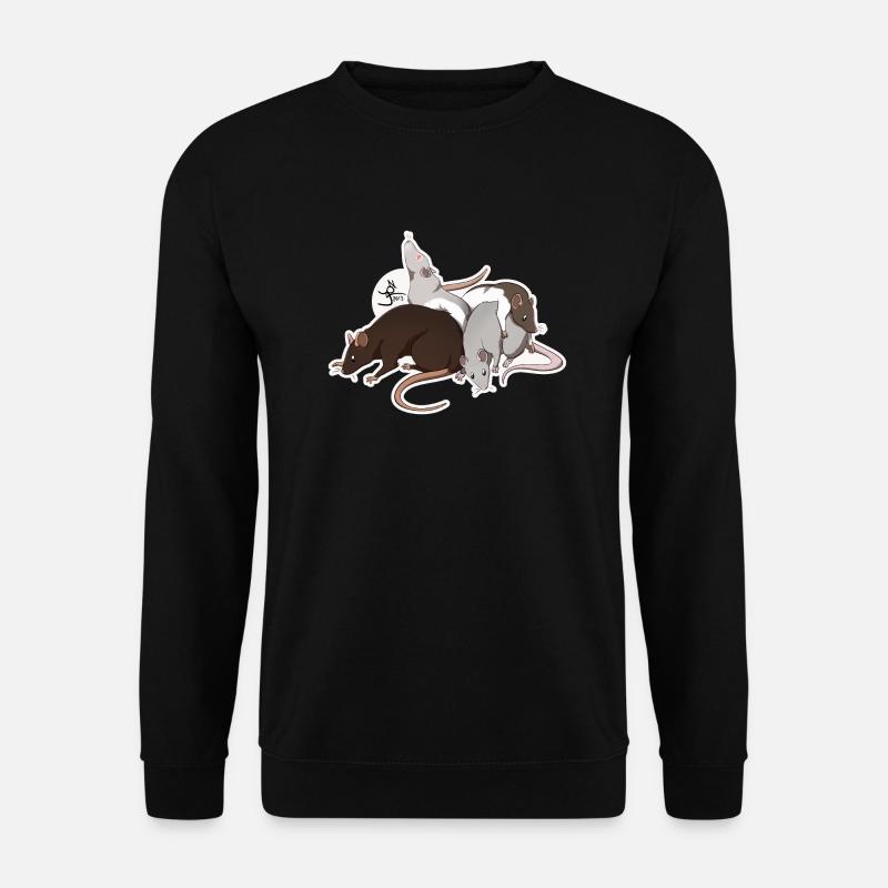 Ratties - Unisex Pullover - Schwarz