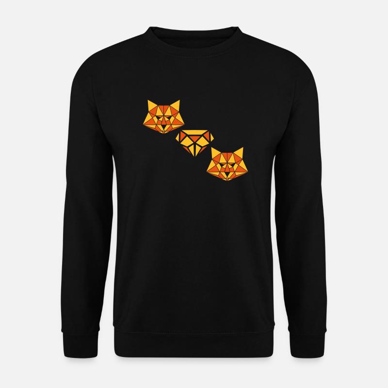 fox_diamond_02 - Unisex Sweatshirt - black