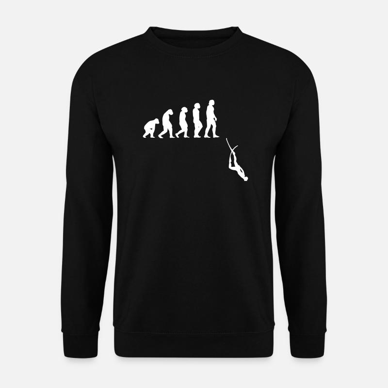 Evolution apnea diving - Unisex Sweatshirt - black