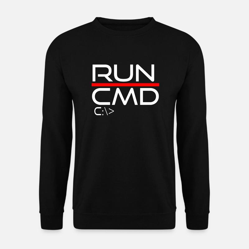 run cmd - Unisex Sweatshirt - black
