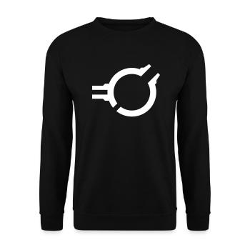 SciFi Circle C - Unisex Sweatshirt - black - Front - Alina (178cm) & Michal (187cm)