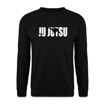 Ju-Jutsu Ju Jutsu Jiu Jitsu Arts Martiaux Arts Martiaux Arts Martiaux - Sweat-shirt Unisexe - noir - Devant - Alina (178cm) & Michal (187cm)