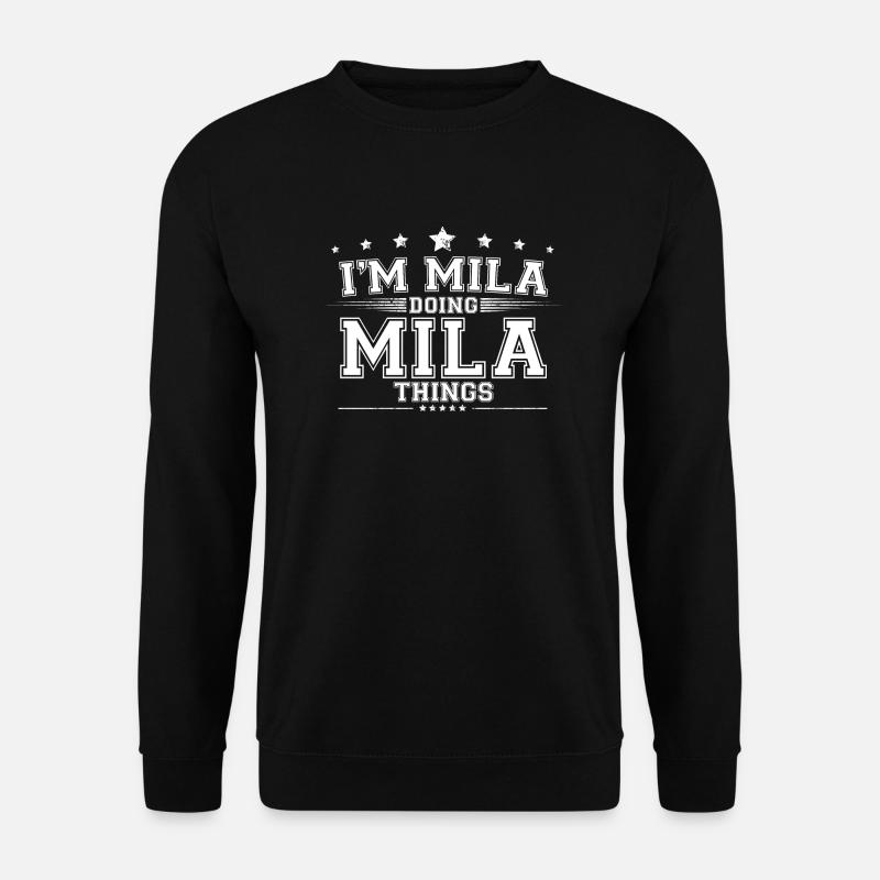 Mila - Unisex Sweatshirt - black