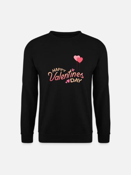 Alles Gute zum Valentinstag - Unisex Pullover - Schwarz