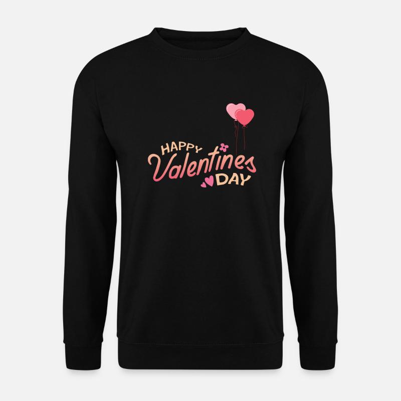 Alles Gute zum Valentinstag - Unisex Pullover - Schwarz