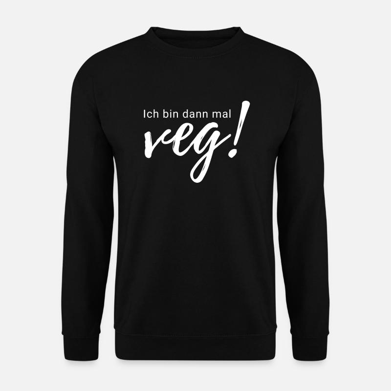 Vegane Veganerin Veganismus Vegetarier Spruch - Unisex Pullover - Schwarz