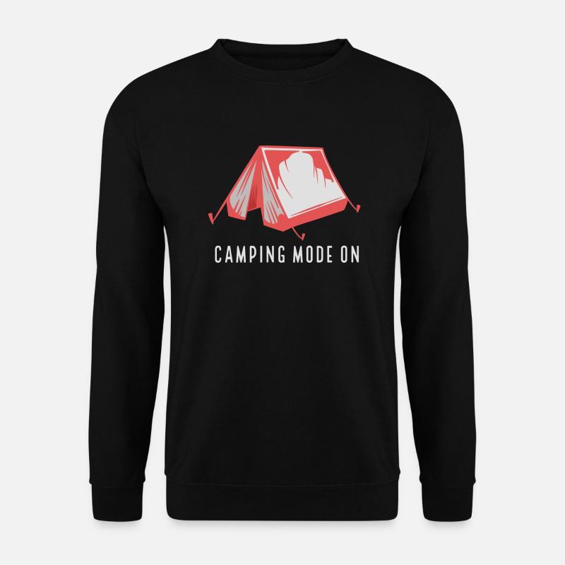 Mode Camping activé - Sweat-shirt Unisexe - noir