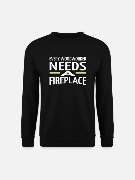 chainsaw carpenter - Unisex Pullover - Schwarz