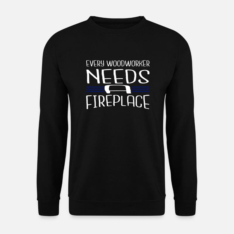 lumberman woodcutter - Unisex Pullover - Schwarz