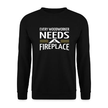 sabrina carpenter tshirts tools logging - Unisex Pullover - Schwarz - Vorne - Alina (178cm) & Michal (187cm)