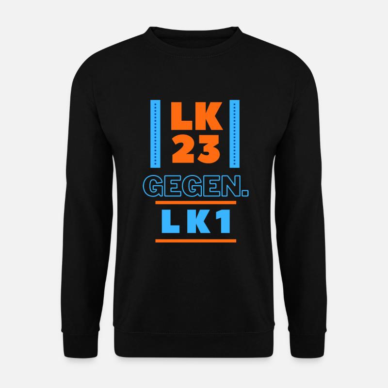 LK23 gegen LK1 - Unisex Pullover - Schwarz