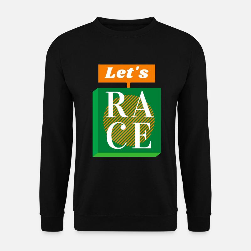 Das Rennen - Unisex Pullover - Schwarz
