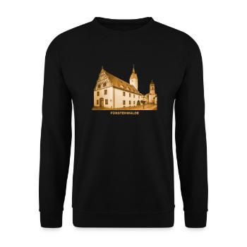 Fürstenwalde Cathedral St. Marien Spree Brandenburg - Unisex Sweatshirt - black - Front - Alina (178cm) & Michal (187cm)