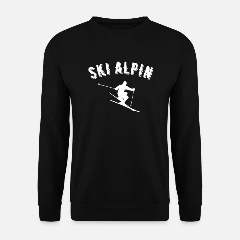 Esquí alpino - Sudadera unisex - negro