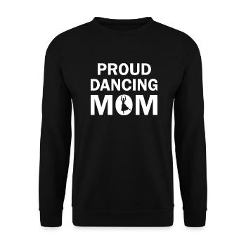 Danse Musique de danse - Sweat-shirt Unisexe - noir - Devant - Alina (178cm) & Michal (187cm)